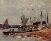 尤金布丹 - Trouville, the Port